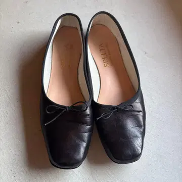 SPELTA 발레 슈즈 플랫슈즈 블랙 38