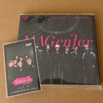 IMP. MAGenter 라이브 투어 셀피 카드 아이치 한정판 CD 포함