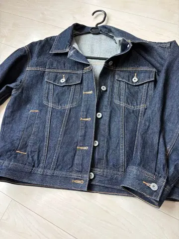 GU 다크 네이비 데님 자켓 M 사이즈