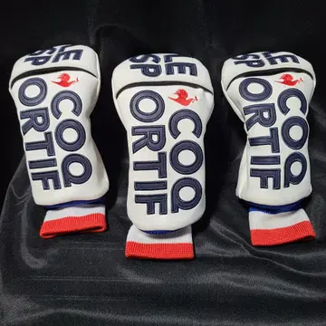 르꼬끄 UT 골프헤드커버 세트x3 르꼬끄 골프 화이트