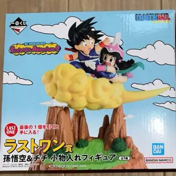 제일복권 드래곤볼 라스트 원 손오공 치치 소품함 피규어