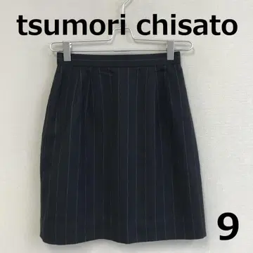 A0305A08 [tsumori chisato] 스트라이프 타이트 스커트