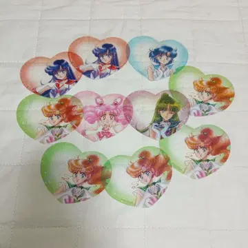 [낱개 판매 가능] 세일러문 로손 클리어 하트 카드 일괄