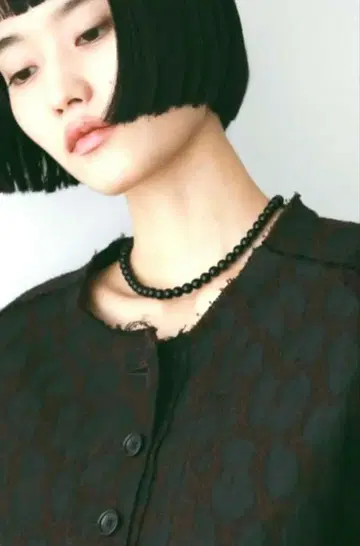 anuke 미니 블랙볼 네크리스 미사용 새상품