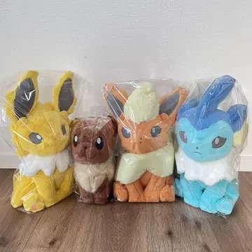 포켓몬 센터 한정판 폭신폭신 안고 자는 봉제 인형 썬더 샤미드 부스터