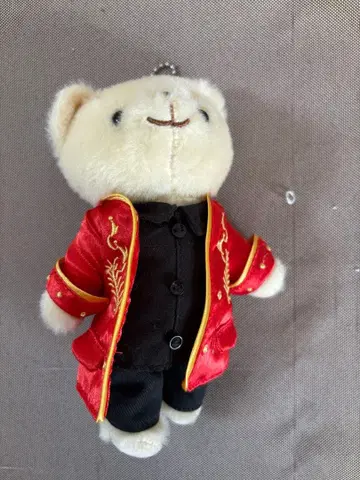 쿄모토 타이카 모차르트 곰 봉제 인형 키링