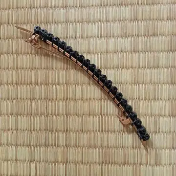 tresse 머리핀 블랙 비즈