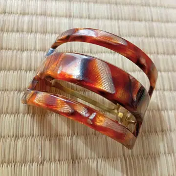 프랑스럭스 포니테일 머리핀 브라운