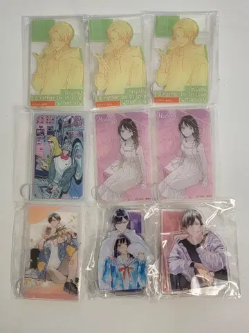 어차피 울 거라면 사랑이 좋아 아크릴 스탠드 6종 9개 세트