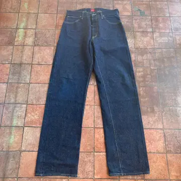 레어 풀카운트 1107 Lee 왼쪽 능 직조 데님