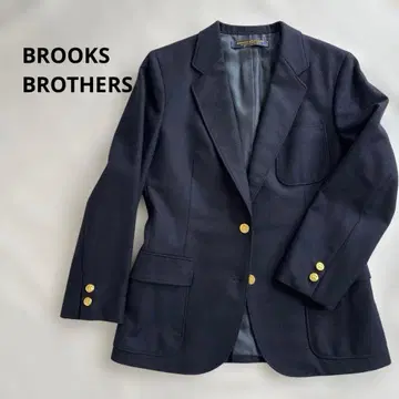 BROOKS BROTHERS 테일러드 자켓 네이비 골드 버튼