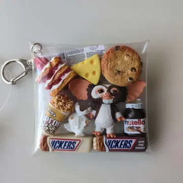 쪼꼬만 기즈모 미니어처 피규어 음식 가챠 채운 파우치 키링
