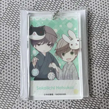 재고 라스트 세계 제일의 첫사랑 복권 메이트 아크릴 블록 키링