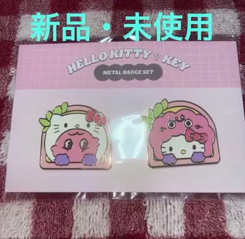 SHINee key 복실이 키티 핀 배지