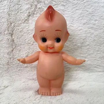 큐피 인형 약 31cm 쇼와 레트로 인테리어