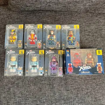 베어브릭 X-MEN Happy 복권 8세트 묶음 판매