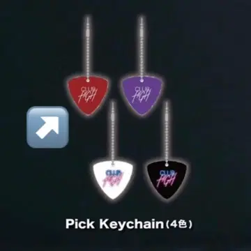 싱어즈 하이 FC 가챠가챠 피크 키링 빨간색