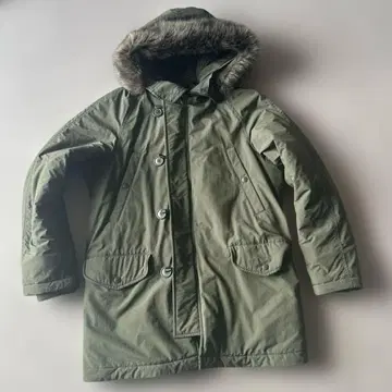 유니클로 N-3B 자켓 M 사이즈 카키색