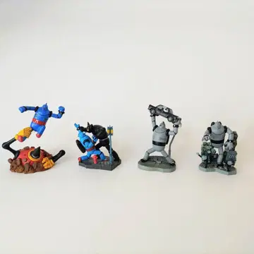 타임슬립 글리코 철인 28호 4개 세트 식품 완구 카이요도