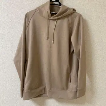 에디피스 베이지 후드 부착 후드티 일본제