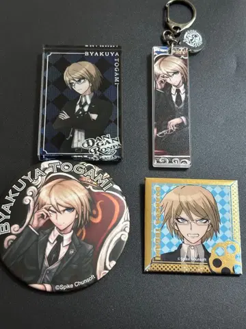 단간론파 15주년 기념전 4점 세트 토가미 뱌쿠야