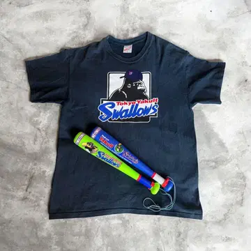 XLARGE x NPB 도쿄 야쿠르트 스왈로스 T셔츠 L 덤 포함