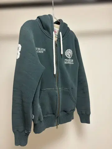 FRANKLIN MARSHALL 그레이 집업 후드티