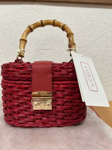 LORNA 레드 바스켓백 VY-21006RD