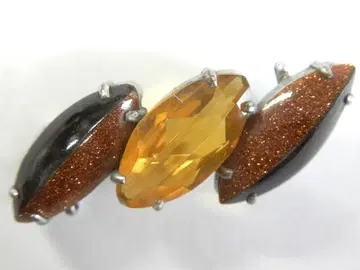 청초한 쇼와 시대의 오비 고정 띠 반짝이는 돌 오비 고정 띠