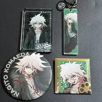 단간론파 15주년 기념전 4점 세트 코마에다 나기토