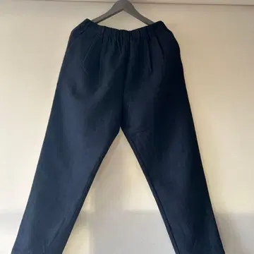 evam eva 블랙 린넨 캐주얼 팬츠 사이즈 2