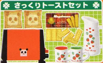 메가하우스 팝툰 툴 두근두근 키친 6.대충 토스트 세트