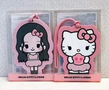 HELLO KITTY JISOO 수하물 택 2개 세트
