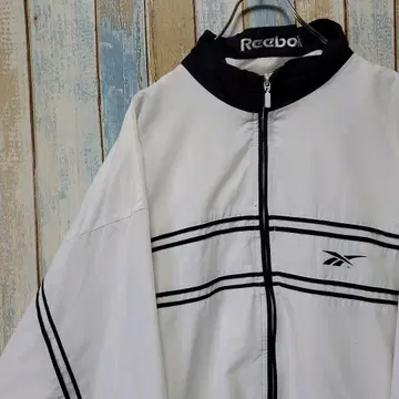 1317 리복 트랙 자켓 집업 백 로고 자수 소매 라인