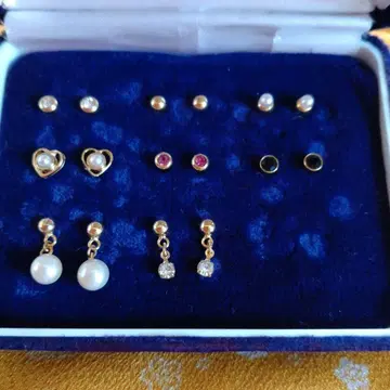 논홀 귀걸이 마그넷 귀걸이 묶음 8세트