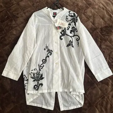 택 포함 오스티아 재팬 교토 고다이신 긴팔 셔츠 일본풍 패턴