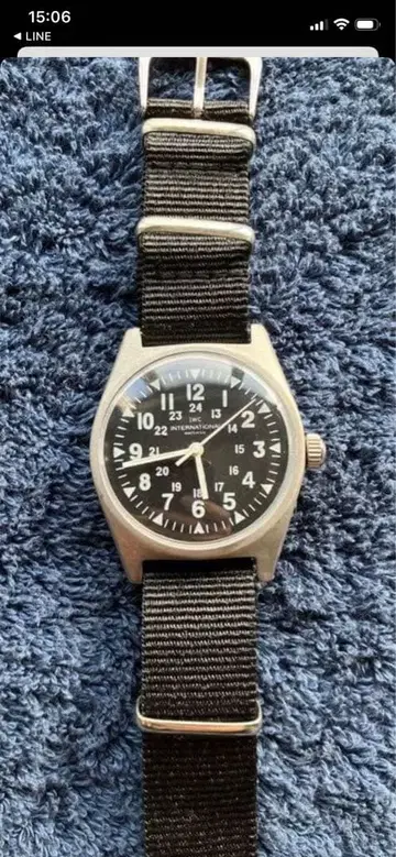 IWC 수동 와인딩 밀리터리 워치