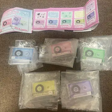 미니어처 카세트 테이프 스윙 파스텔 Ver. 5종 컴플리트