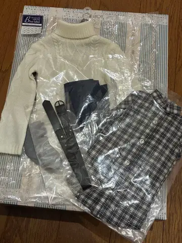 보크스 SDGrB/SD16/SD17 등 화이트 터틀넥 스웨터 세트