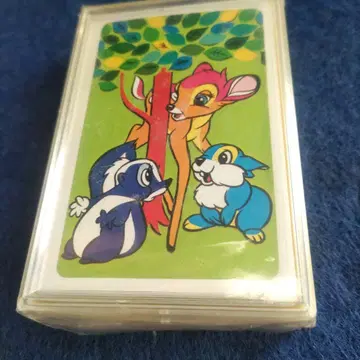 쇼와 레트로 디즈니 밤비 티거 카드놀이 미개봉 닌텐도