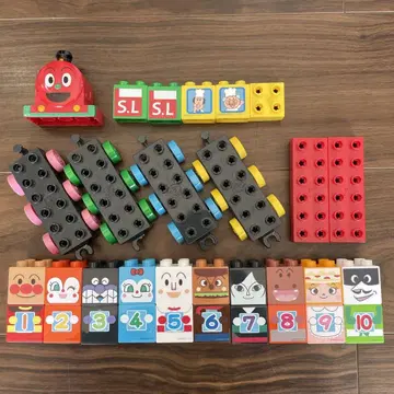 호빵맨 SL맨과 123! 숫자 블록 세트