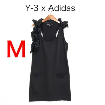 H6213 와이쓰리 x 아디다스 코튼 스트레치 프릴 원피스 Y2K