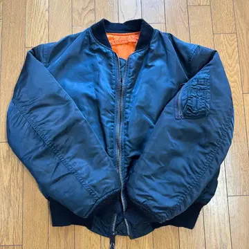 70s 레어 M USA제 ALPHA 알파 MA-1 플라이트 자켓 실물