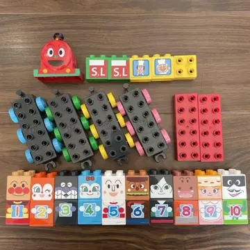 호빵맨 SL맨과 123! 숫자 블록 세트