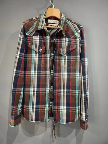 REMI RELIEF 체크 무늬 셔츠 일본제