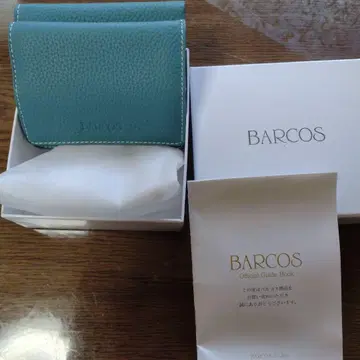 새상품 미사용 BARCOS 발코스 이단 접이식 지갑 가죽