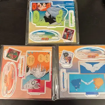 NARUTO 에모셔널 아크릴 디오라마 나루토 사스케 카카시 가아라