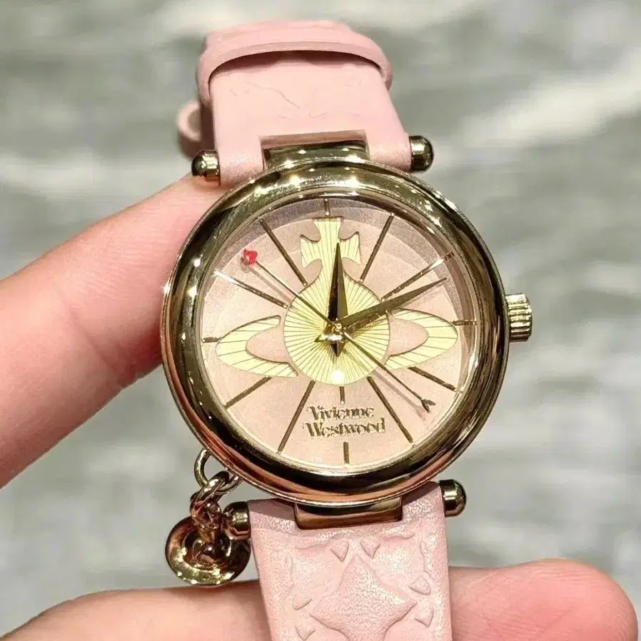 Vivienne Westwood Pink And Silver Watch Vivienne Westwood