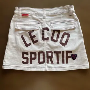 르꼬끄 스포르티브 화이트 스커트 S 봄/여름용