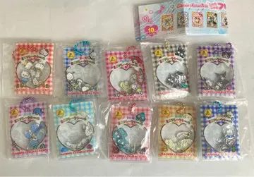 산리오 바스락 프레이크 씰풍 참 가챠 10종 컴플리트